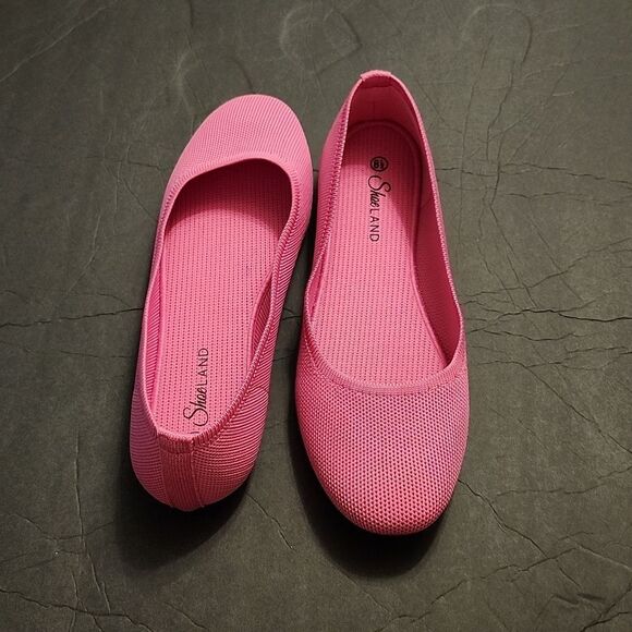 BRAND NEW SHOE LAND EVER MEMORY ROUND TOE KNITTEED WOMEN'S FLAT SHOE - Picture 13 of 16